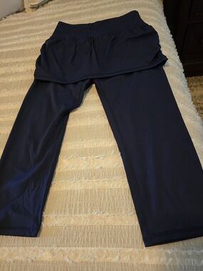 Navy Skirted Leggings